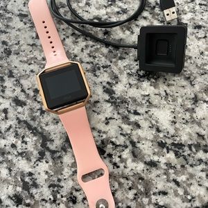 Fitbit Blaze with charger and band